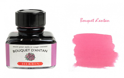 Чернила в банке Herbin, 30 мл, Bouquet d'antan, Пыльная роза