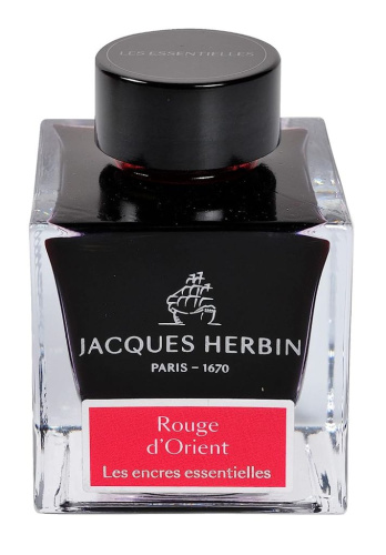 Чернила в банке Herbin Prestige, 50 мл, Rouge d'orien Красный