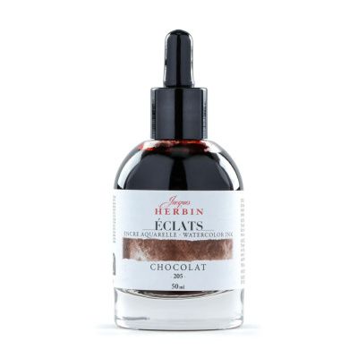 Акварельные чернила Jacques Herbin ?clats, 50 мл, Chocolate Шоколад