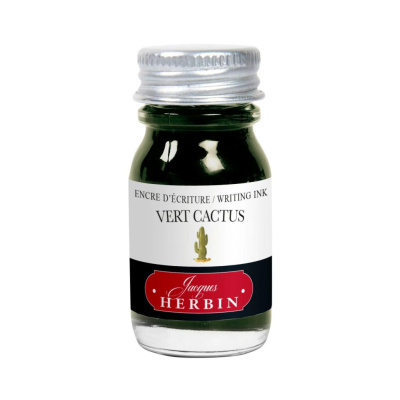 Чернила в банке Herbin, 10 мл, Vert Cactus