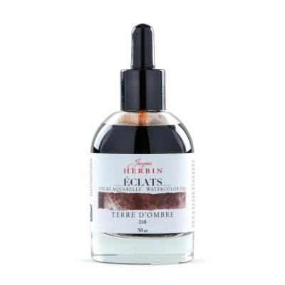 Акварельные чернила Jacques Herbin ?clats, 50 мл, Umber Умбра