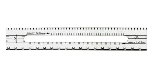 Линейка Архитектурная PROLine 25 см