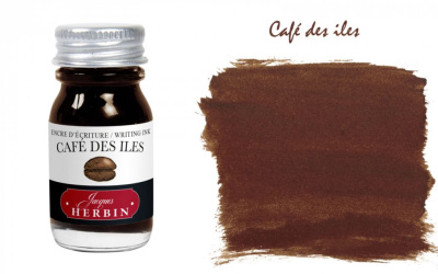 Чернила в банке Herbin, 10 мл, Caf? des iles, Светло-коричневый