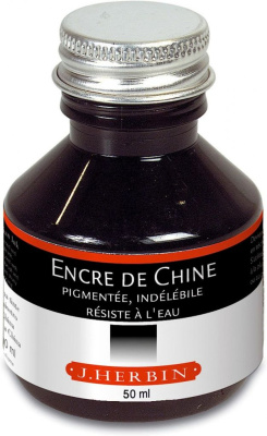 Тушь Herbin Indian Ink, 50 мл, Черные