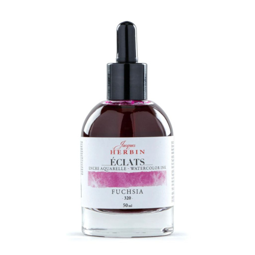 Акварельные чернила Jacques Herbin ?clats, 50 мл, Fuchsia Фуксия