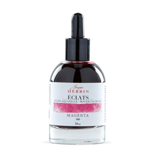 Акварельные чернила Jacques Herbin ?clats, 50 мл, Magenta Маджента