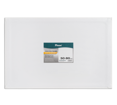 Холст грунтованный на картоне Pinax 50х80 см 280 г, 100% хлопок