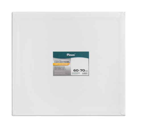 Холст грунтованный на картоне Pinax 60х70 см 280 г, 100% хлопок