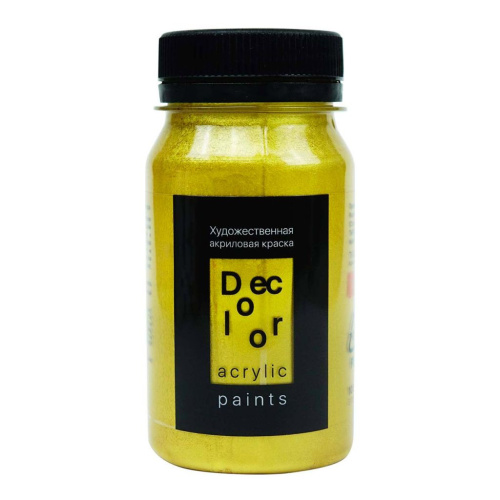 Акрил ТАИР "Деколор" 100 мл, Золото Олимпик