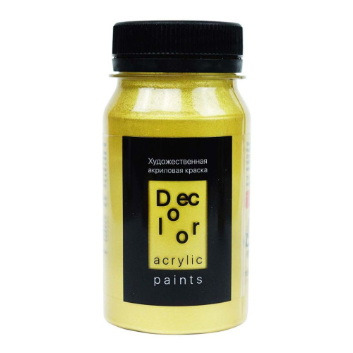 Акрил ТАИР "Деколор" 100 мл, Золото Маджестик