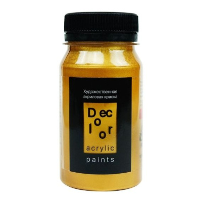 Акрил ТАИР "Деколор" 100 мл, Золото Инка