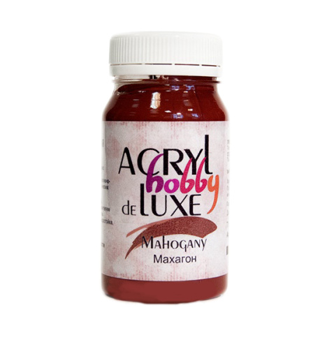 Акрил "Hobby Delux" 100 мл Махагон