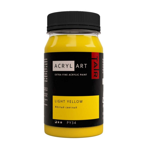 Акрил АРТ 100 мл Желтый светлый