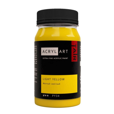 Акрил АРТ 100 мл Желтый светлый