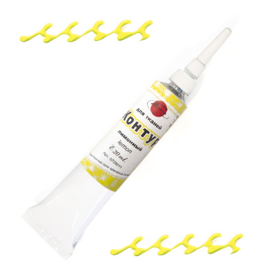 Контур по ткани ТАИР 20 мл Лимонный