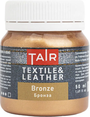 Акрил по ткани Таир 50 мл, Бронза