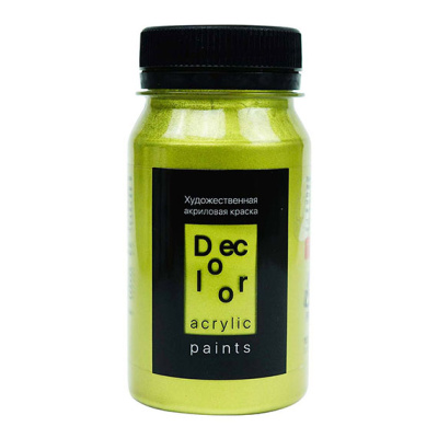 Акрил ТАИР "Деколор" 100 мл, Оливковый