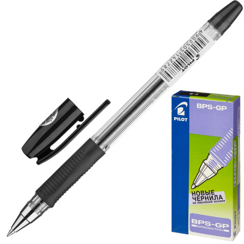 Ручка шариковая Pilot "Fine" 0,7 мм, цвт черный