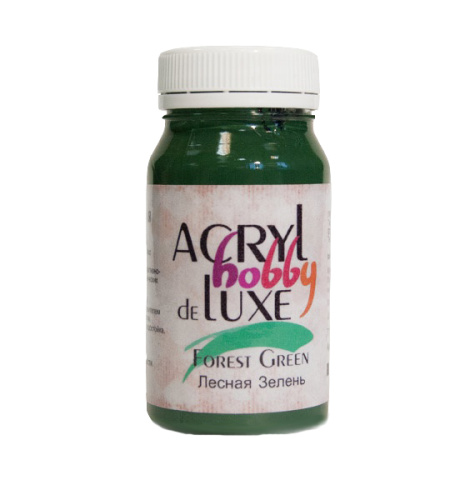 Акрил "Hobby Delux" 100 мл Лесная зелень