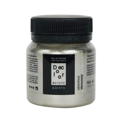 Акрил "Деколор" 50 мл, Мельхиор