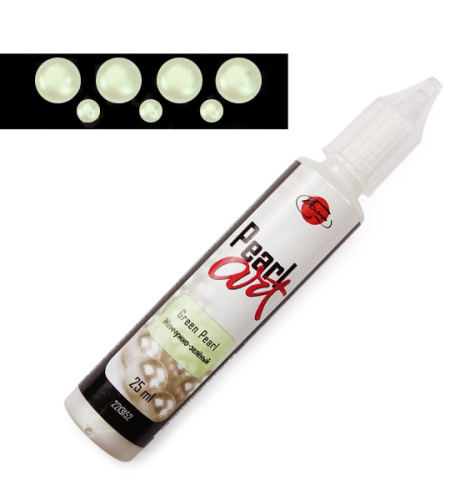 Краска для создания жемчужин Таир "Pearl Art" 25 мл Жемчужно-Зеленый