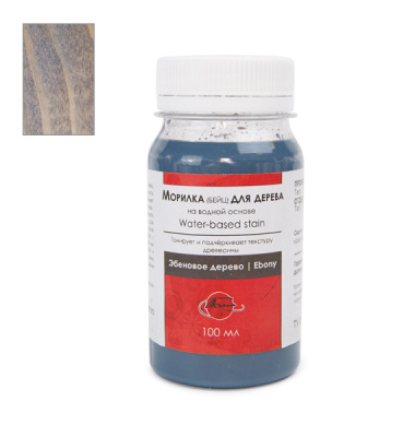 Морилка (бейц) на водной основе Таир 100 мл Эбеновое дерево