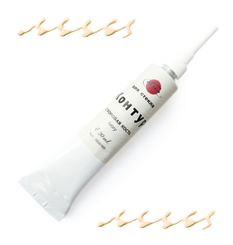 Контур по стеклу Таир 20 мл Слоновая кость