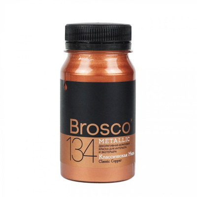 Краска декоративная Brosco 100 мл Классическая Медь