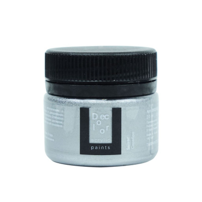 Акрил ТАИР "Деколор" 20 мл, Серебро