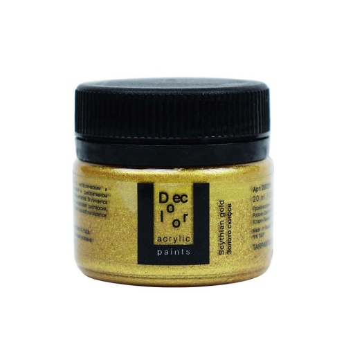 Акрил ТАИР "Деколор" 20 мл, Золото Скифов