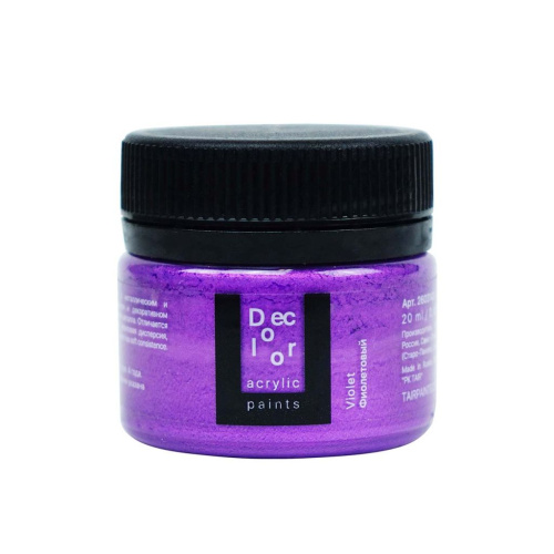 Акрил ТАИР "Деколор" 20 мл, Фиолетовый