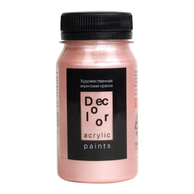Акрил Таир "Деколор" 100 мл, Розовое золото