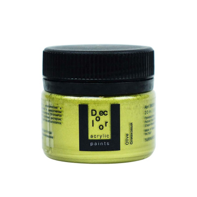 Акрил ТАИР "Деколор" 20 мл, Оливковый