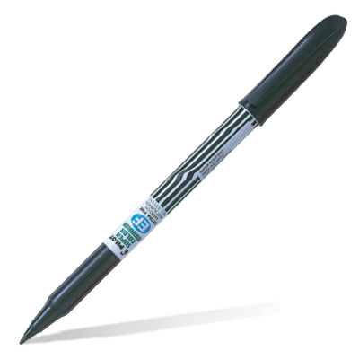 Маркер перманентный Pilot ,9 мм, с круглым наконечником, черный