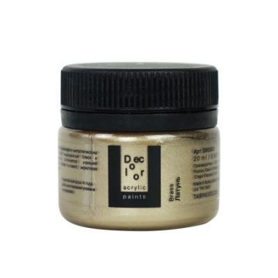 Акрил ТАИР "Деколор" 20 мл, Латунь