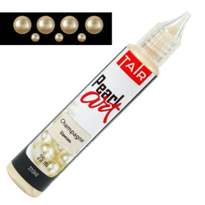 Краска для создания жемчужин Таир "Pearl Art" 25 мл Шампань