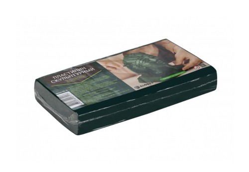 Пластилин скульптурный Глобус 500 г, оливковый