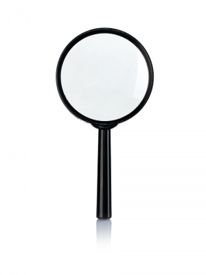 Лупа увеличительная стеклянная Globus 90 мм, блистер