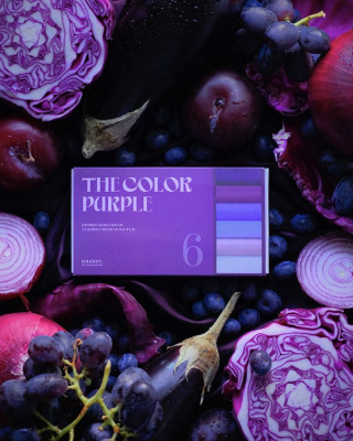 Набор пастели сухой nuance., The Color Purple, 6 шт (фиолетовые)