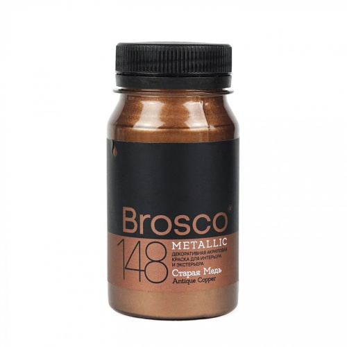 Краска декоративная Brosco 100 мл Старая медь
