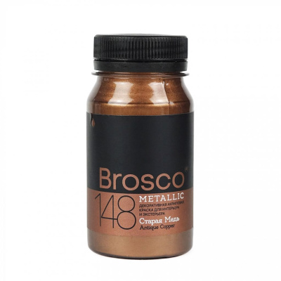 Краска декоративная Brosco 100 мл Старая медь