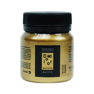 Акрил ТАИР "Деколор" 50 мл, Бронза