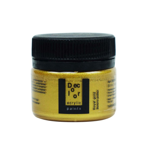 Акрил ТАИР "Деколор" 20 мл, Золото Ройял