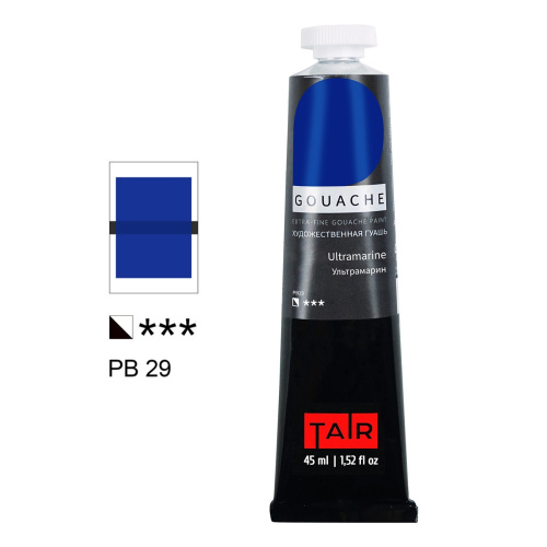 Гуашь Таир туба 45 мл, Ультрамарин