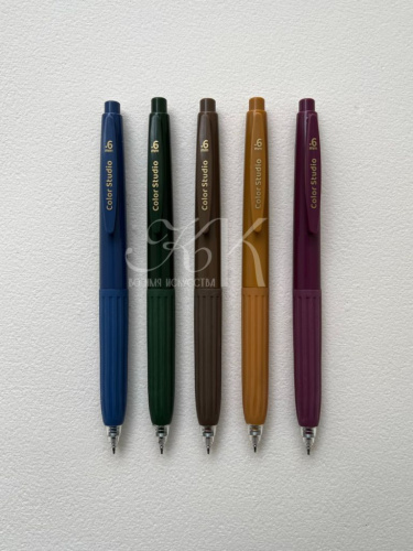 Набор ручек гелевых, автоматические Languo, 0,6 мм, приглушенные оттенки