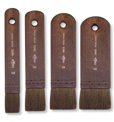 Кисть-хейк коза микс Гамма, короткая ручка