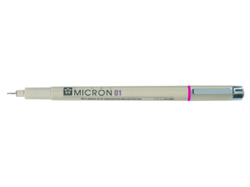 Линер Sakura "PIGMA MICRON 01" 0,25 мм, розовый