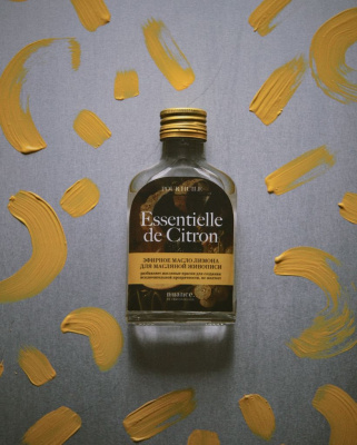 Эфирное масло лимона nuance. для масляной живописи, 100 мл.