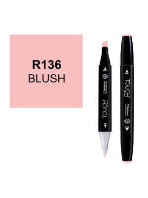 Маркер спиртовой Touch Twin цв. R136 румяный розовый
