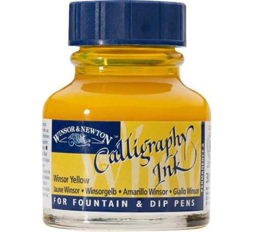 Тушь Winsor&Newton "Calligraphy Inks" 30 мл Желтый